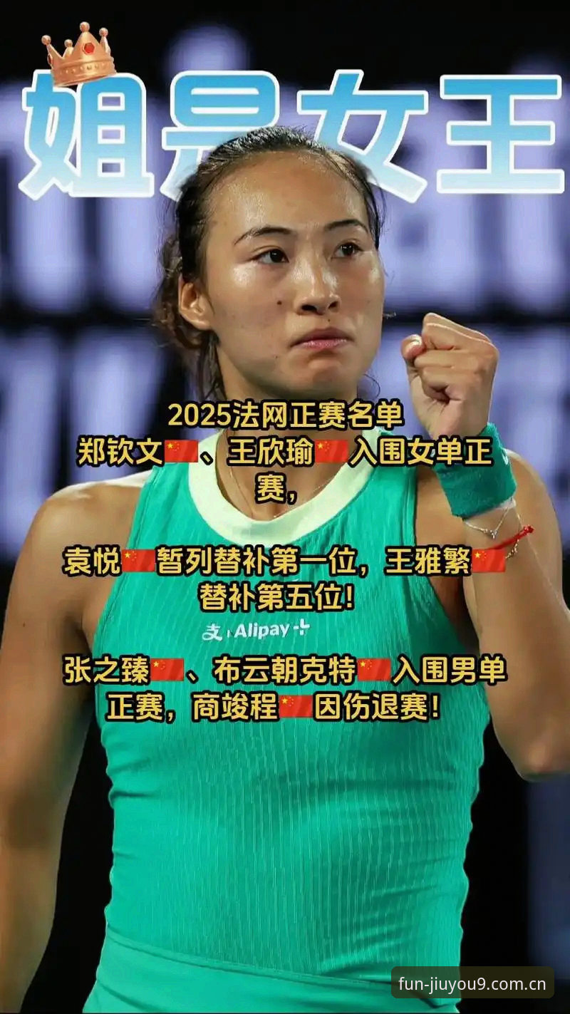 2026法网女单签表详解：中国金花郑钦文非种子身份出战